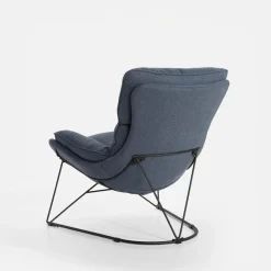 Fotel wypoczynkowy niebieski DYNASTI