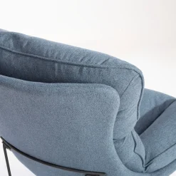 Fotel wypoczynkowy niebieski DYNASTI