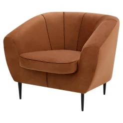 Fotel wypoczynkowy pomarańczowy OLIVIO