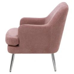 Fotel wypoczynkowy różowy MIARO