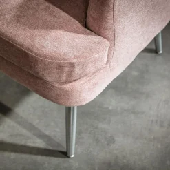 Fotel wypoczynkowy różowy MIARO