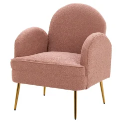 Fotele Wypoczynkowe| Fotel wypoczynkowy różowy MIDNI