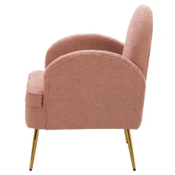 Fotele Wypoczynkowe| Fotel wypoczynkowy różowy MIDNI