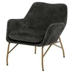 Fotel wypoczynkowy szary MAILA