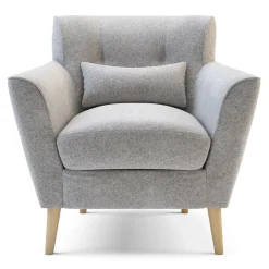 Softi Fotel wypoczynkowy szary TEDDY