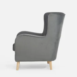 inny Fotel wypoczynkowy szary CARY