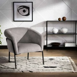 inny Fotel wypoczynkowy szary LEQREN