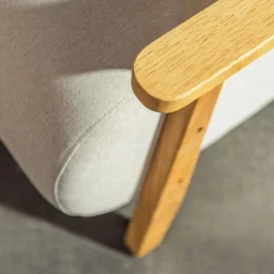 Fotel wypoczynkowy szary SURSA