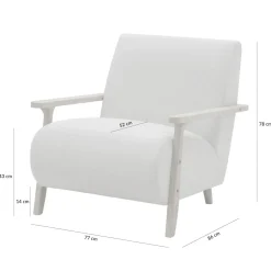 Fotel wypoczynkowy szary SURSA