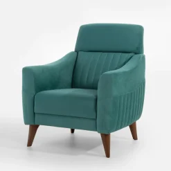 Fotele Wypoczynkowe| Fotel wypoczynkowy turkusowy TRUVA