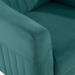 Fotele Wypoczynkowe| Fotel wypoczynkowy turkusowy TRUVA