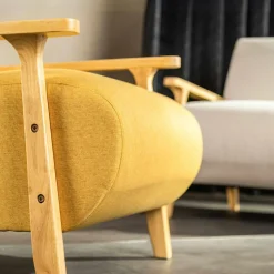 Fotele Wypoczynkowe| Fotel wypoczynkowy żółty SURSA