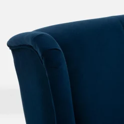 inny Fotel wypoczynkowy uszak granatowy LUCEK