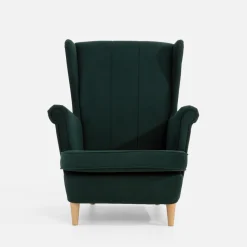 inny Fotel wypoczynkowy uszak ciemnozielony LUCEK