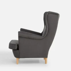 Fotele Wypoczynkowe|inny Fotel wypoczynkowy uszak szary LUCEK