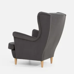 Fotele Wypoczynkowe|inny Fotel wypoczynkowy uszak szary LUCEK