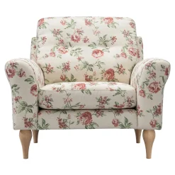 Fotele Wypoczynkowe|Impresti Fotel wypoczynkowy w róże ROSE