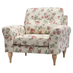 Fotele Wypoczynkowe|Impresti Fotel wypoczynkowy w róże ROSE