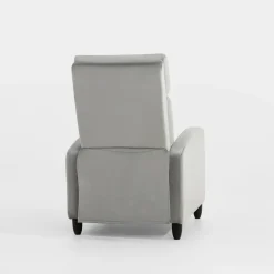 Fotele Wypoczynkowe| Fotel wypoczynkowy z funkcją relaks szary KATINIO