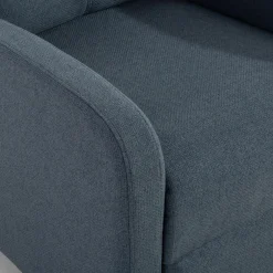 Fotele Wypoczynkowe| Fotel wypoczynkowy z funkcją relaks niebieski KATINIO