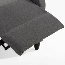 Fotele Wypoczynkowe| Fotel wypoczynkowy z funkcją relaksu ciemnoszary KATINIO