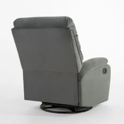 Fotele Wypoczynkowe| Fotel wypoczynkowy z funkcją relaks szary GLIXI