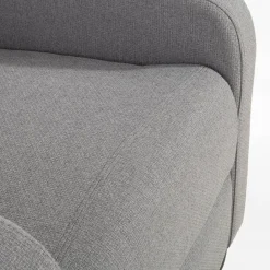 Fotel wypoczynkowy z funkcją relaksu jasnoszary KATINIO