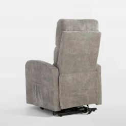 Fotele Wypoczynkowe| Fotel wypoczynkowy z funkcją relaks szary EXMANO