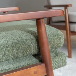 Fotele Wypoczynkowe| Fotel wypoczynkowy zielony CROXTA