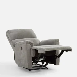 Fotele Wypoczynkowe|inny Fotel z funkcją relaks jasnoszary ZINII