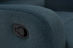 Fotel zielony z funkcją relaks SWELL