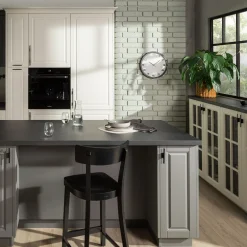 Qubik Front drzwi HAMPTON 45x98 cm ecru