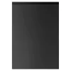Fronty Frezowane|Qubik Front drzwi PIANO PLUS 40x57,3 czarny mat