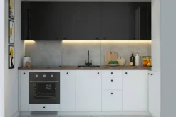 Qubik Front drzwi SALSA 60x76,5 czarny połysk