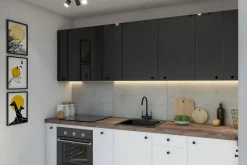 Qubik Front drzwi SALSA 60x76,5 czarny połysk