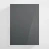 Fronty Gładkie|Qubik Front drzwi SOLA 40x57,3 szary połysk