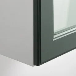 Fronty Przeszklone|Qubik Front przeszklony ALDEA 60x38,1 oliwkowy mat