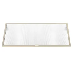 Fronty Przeszklone|Qubik Front przeszklony ALFRAME 80x38,1 cm szampański