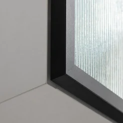 Qubik Front przeszklony ALFRAME 40x76,5 cm czarny