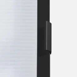 Qubik Front przeszklony czarny ALFRAME 39,6x214,1 cm