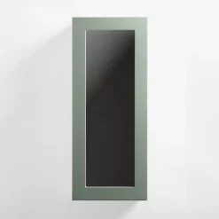 Qubik Front przeszklony FRAME 40x98 szałwia mat