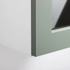 Fronty Przeszklone|Qubik Front przeszklony FRAME 60x76,5 szałwia mat