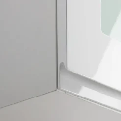 Qubik Front przeszklony PIANTA 40x76,5 biały, wysoki połysk