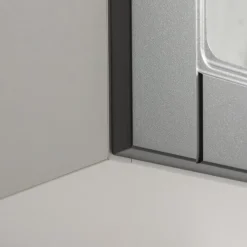 Fronty Przeszklone|Qubik Front szpros HAMPTON 80x38,1 cm onyx szary