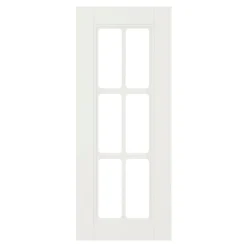 Fronty Przeszklone|Qubik Front szpros HAMPTON 40x98 cm ecru