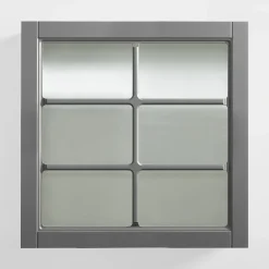 Fronty Przeszklone|Qubik Front szpros HAMPTON 60x59,6 cm onyx szary