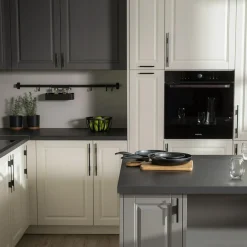 Fronty Klasyczne|Qubik Front szuflady HAMPTON 40x12,5 cm onyx szary