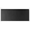 Fronty Frezowane|Qubik Front szuflady PIANO PLUS 60x25,3 czarny mat