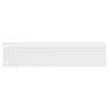 Fronty Frezowane|Qubik Front szuflady PIANTA 80x18,9 biały, wysoki połysk