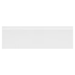 Fronty Frezowane|Qubik Front szuflady PIANTA 80x25,3 biały, wysoki połysk